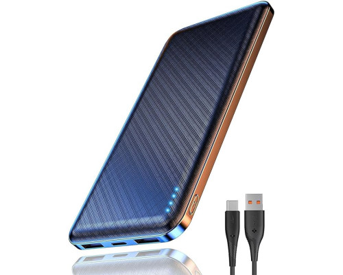 Павербанк, портативний акумулятор Acmaker Q1071 10000mAh, чорний