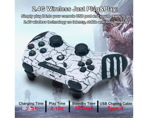 Бездротовий джойстик DuLingKer для PS3 Смарт-ТВ ПК Wireless Gamepad