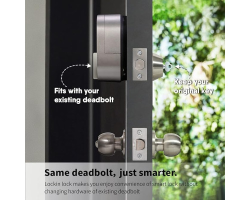 Розумний замок для вхідних дверей Lockin Smart G30, Bluetooth