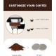 Кавоварка рожкова Teglu Espresso Machine 20 Bar, для еспрессо зі спінювачем