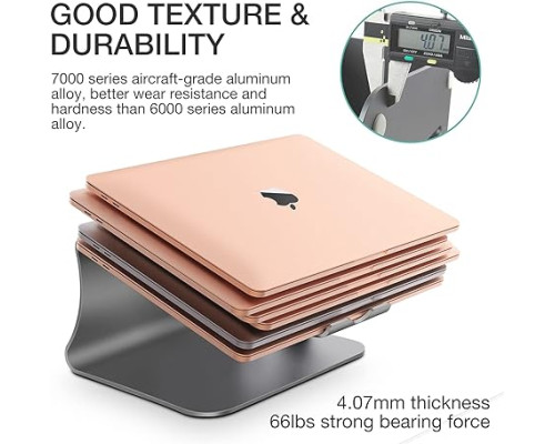 Підставка для ноутбука Bestand Aluminum Cooling Computer Laptop Stand для MacBook