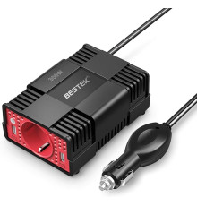Автомобільний інвертор BESTEK MRI3013MU-SEU, Перетворювач з 12 V на 220V