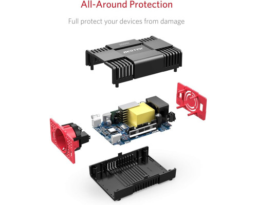 Автомобільний інвертор BESTEK MRI3013MU-SEU, Перетворювач з 12 V на 220V