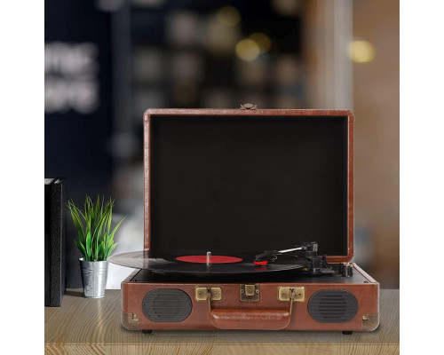 Вініловий програвач VOKSUN c260 з Bluetooth, USB, Aux