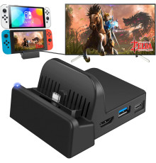 Портативна TV док-станція для Nintendo Switch модель OLED 4K/1080P HDMI