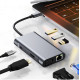 USB Type-C Hub хаб 7 в 1 (USB x3, HDMI, VGA, LAN, Type-C) Shenzhen Technology Co