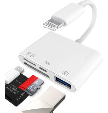 Адаптер перехідник для iPhone JH-0512 Lighting to USB3.0 для підключення камери