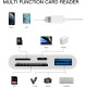 Адаптер перехідник для iPhone JH-0512 Lighting to USB3.0 для підключення камери