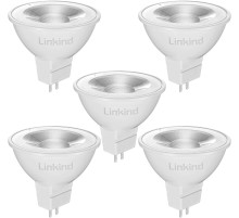 Світлодіодна лампа Linkind LED MR16 5 Вт 2700 K GU5.3 12 В 5 шт., двоконтактна лампа