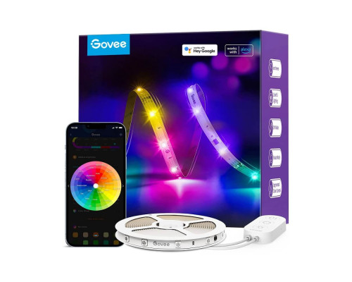 Стрічка світлодіодна розумна Govee H618С RGBIC Basic Wi-Fi + Bluetooth 10м