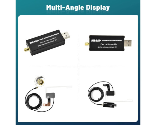 Адаптер для автомобільного радіо Hikity DAB/DAB+ USB
