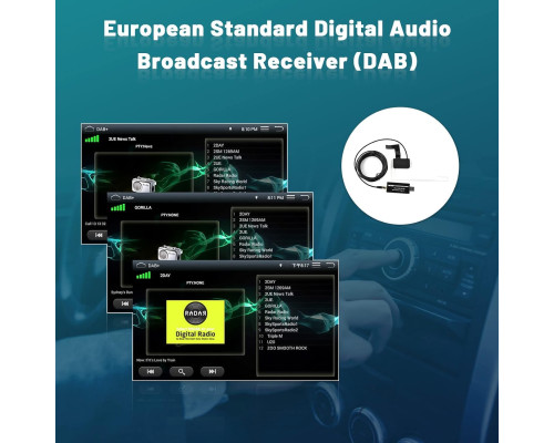 Адаптер для автомобільного радіо Hikity DAB/DAB+ USB