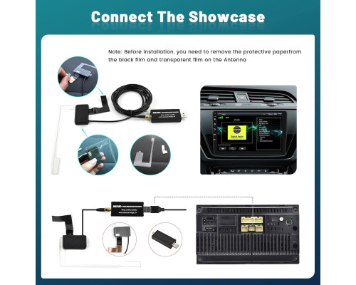 Адаптер для автомобільного радіо Hikity DAB/DAB+ USB