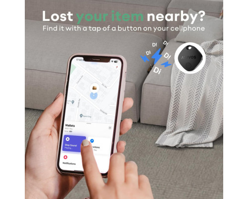 Bluetooth GPS-локатор кишеньковий ATUVOS для iOS, для ключів, гаманця, сумки для iOS