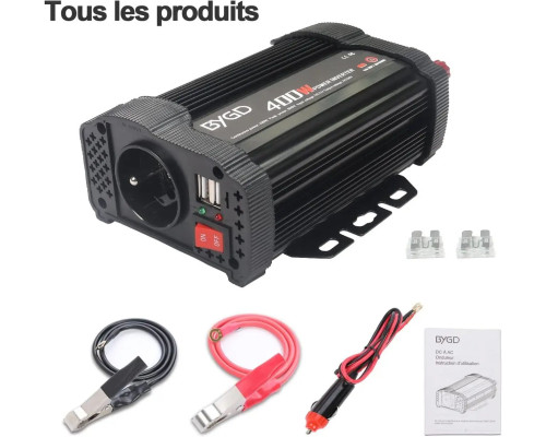 Автомобільний інвертор BYGD 12 V 220 V 400 W/800W перетворювач