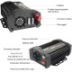 Автомобільний інвертор BYGD 12 V 220 V 400 W/800W перетворювач