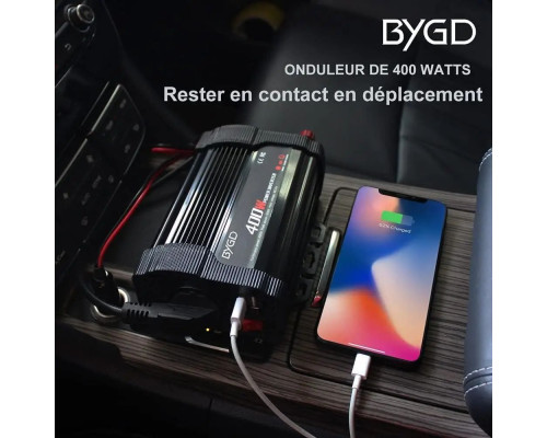Автомобільний інвертор BYGD 12 V 220 V 400 W/800W перетворювач