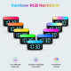 Дитячий будильник DOUMOSH з нічником DEBK13R RGB-нічник