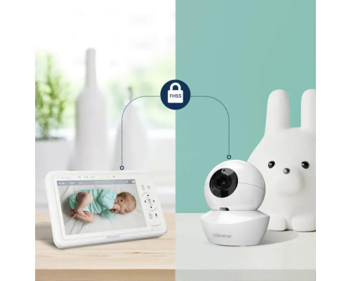 Відеоняня Babysense HDS2 1 камера акумуляторна з великим дисплеєм  HD 5-720p