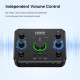 USB-аудіоінтерфейс LEKATO LP-1 для запису, потокової передачі подкастингу з портами XLR/OTG/гітара/запис/монітор