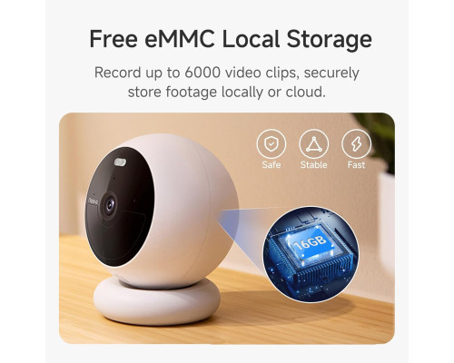 Бездротова зовнішня камера безпеки NOORIO B210 2K WiFi