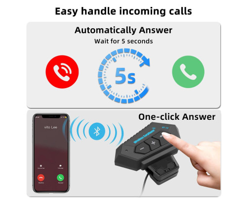 Бездротові мотоциклетні навушники Hands-free Шумозаглушення з мікрофоном
