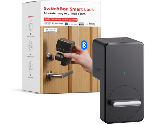 Розумний замок SwitchBot, електронний дверний замок із засувом Bluetooth