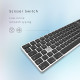 Алюмінієва бездротова Bluetooth клавіатура B.FRIENDIT для Mac