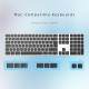 Алюмінієва бездротова Bluetooth клавіатура B.FRIENDIT для Mac