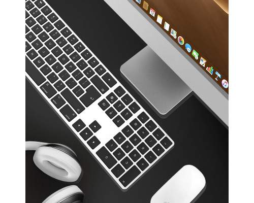 Алюмінієва бездротова Bluetooth клавіатура B.FRIENDIT для Mac