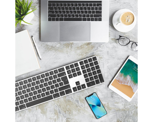 Алюмінієва бездротова Bluetooth клавіатура B.FRIENDIT для Mac