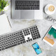 Алюмінієва бездротова Bluetooth клавіатура B.FRIENDIT для Mac