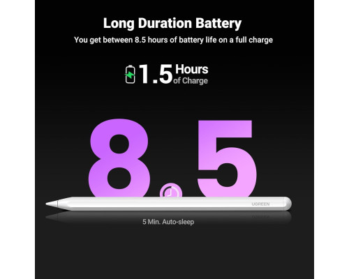 Стилус UGREEN LP653 для iPad, 2-го покоління, бездротова зарядка