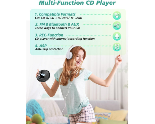 Портативний CD-програвач ARAFUNA BCD21