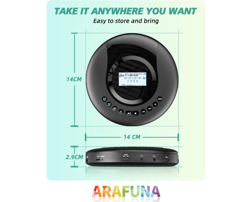 Портативний CD-програвач ARAFUNA BCD21