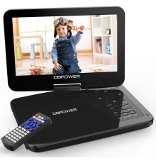 Портативний DVD-програвач  DBPOWER CHY-10 із поворотним екраном 10,5 дюймів