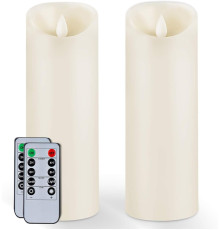 Світлодіодні воскові свічки Homemory Wax 2 шт з пультом дистанційного керування