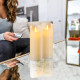 Світлодіодні воскові свічки Homemory Wax 2 шт з пультом дистанційного керування