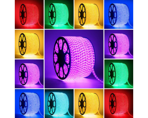 Вулична світлодіодна стрічка GreenSun RGB, 30 м, світлодіодна стрічка Bluetooth