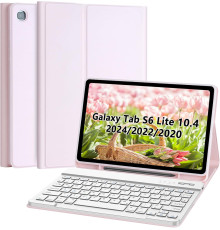 Чохол з клавіатурою, сумісний із Samsung Tab S6 Lite із тримачем ручки