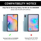 Чохол з клавіатурою, сумісний із Samsung Tab S6 Lite із тримачем ручки