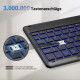 Портативна бездротова Bluetooth-клавіатура EasyAcc RGB підсвітка