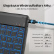 Портативна бездротова Bluetooth-клавіатура EasyAcc RGB підсвітка