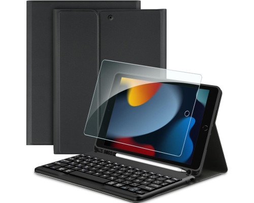 Чохол-клавіатура EasyAcc, сумісна із iPad 10,2 '' 9/8/7 покоління з захисною плівкою
