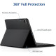 Чохол-клавіатура EasyAcc, сумісна із iPad 10,2 '' 9/8/7 покоління з захисною плівкою