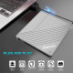 Зовнішній CD-DVD-привід USB 3.0 типу C, зовнішній із пристроєм для читання карток SD/TF, портативним записувачем RW