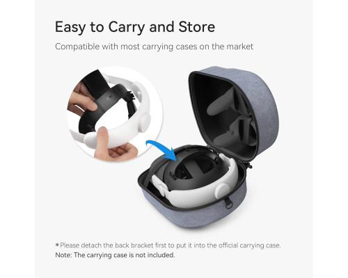 Ремінець KIWI design K2 Comfort, для користувачів окулярів Oculus/Meta Quest 2