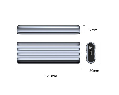 Зовнішня кишеня ORICO M.2 NVME SSD  Корпус