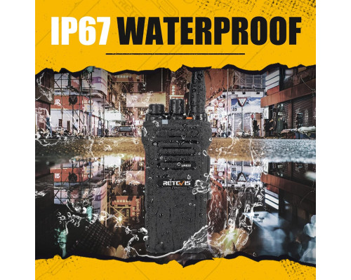 Професійна двостороння рація Retevis NR630, IP67, 2800 мАг