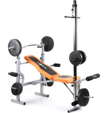 Тренажерна лава для жиму, тренування ніг і рук Klarfit Ultimate Gym 3500 до 150 кг
